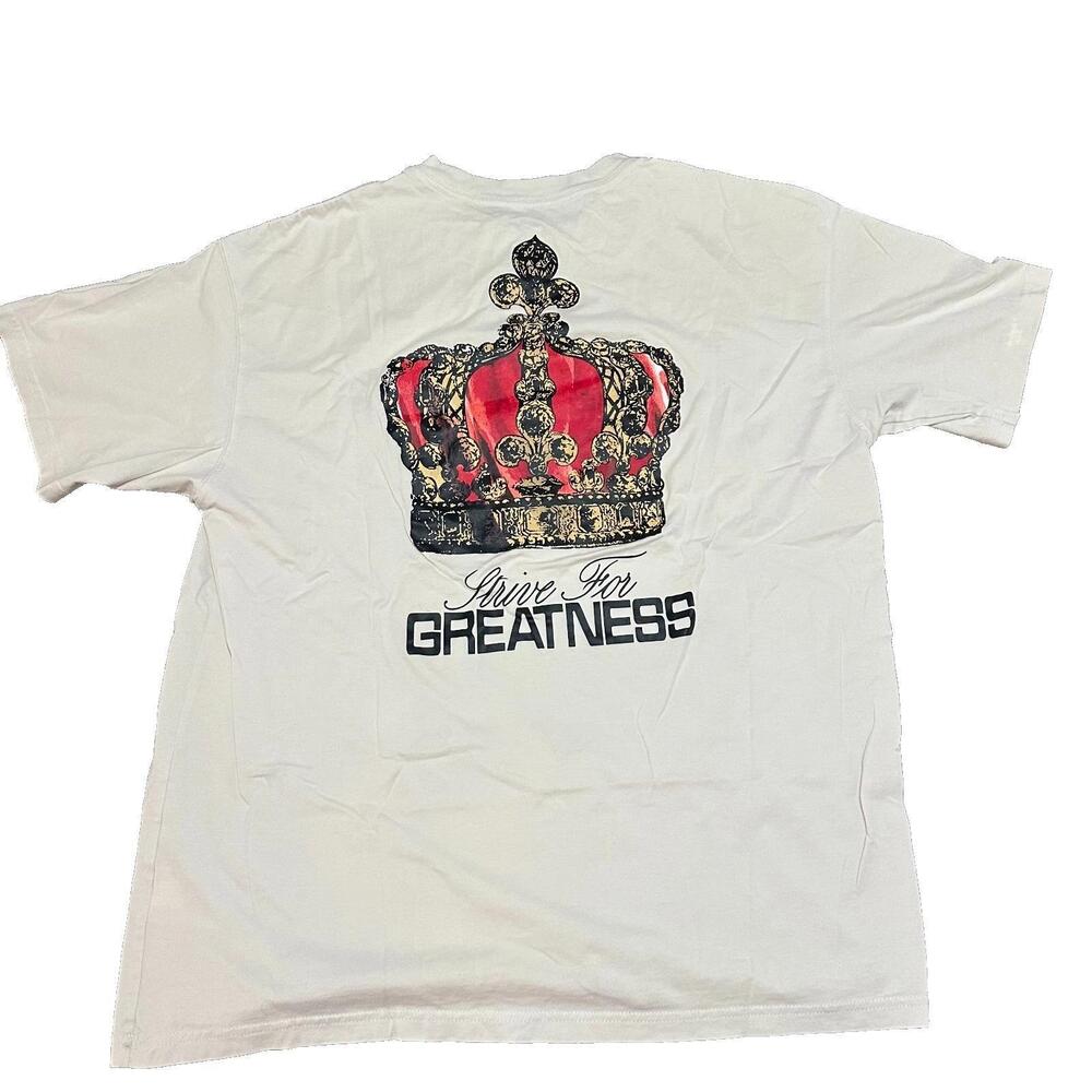 Lebron Max90 Phantom Ivory Basketball Loose Fit T Shirt  Men Greatness